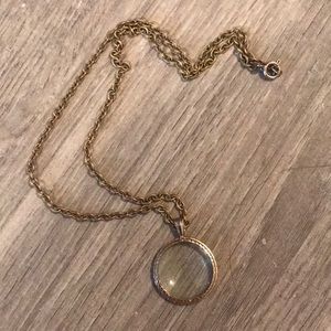 Brooklyn Charm Magnifying Glass Necklace